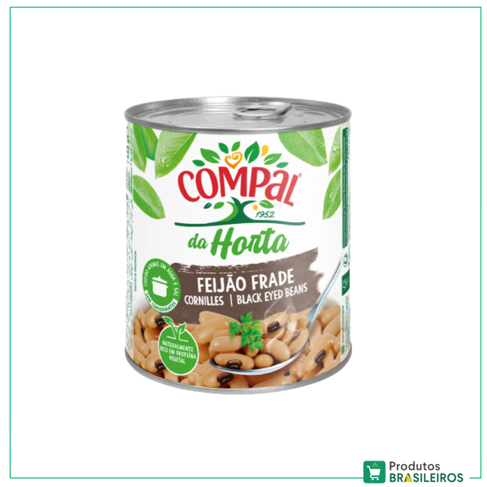 Feijão Frade / Black-Eyed Beans COMPAL - 845g