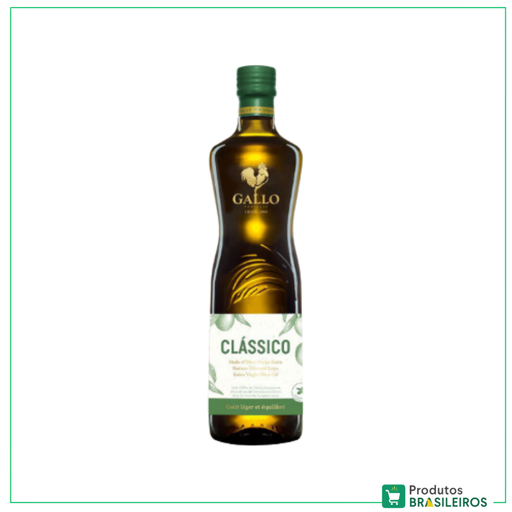 Azeite Clássico Extra Virgem / Extra Virgin Classic Olive Oil GALLO - 750ml - Produtos Brasileiros