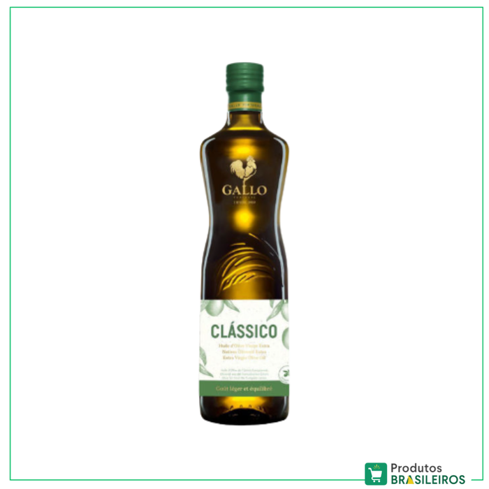 Azeite Clássico Extra Virgem / Extra Virgin Classic Olive Oil GALLO - 750ml - Produtos Brasileiros