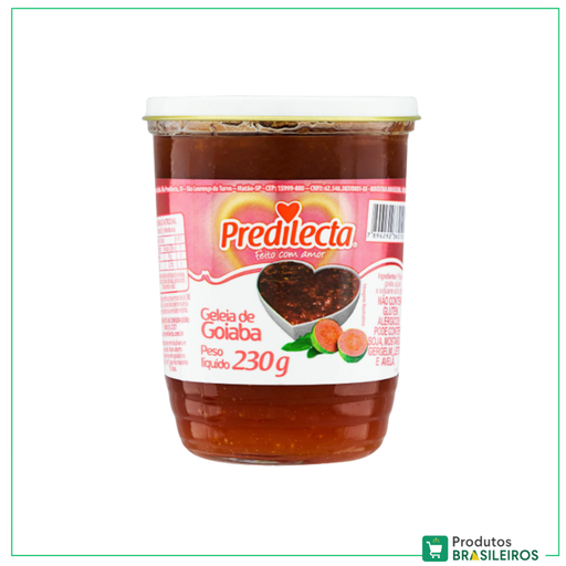 Geleia de Goiaba / Guava Jelly PREDILECTA - 230g - Produtos Brasileiros