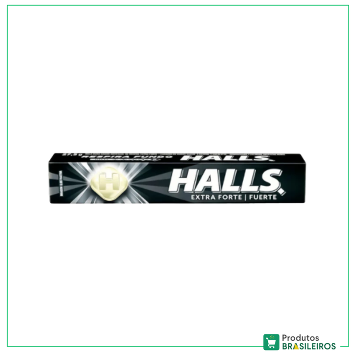 Bala Extra Forte / Extra Strong HALLS - 28g - Produtos Brasileiros