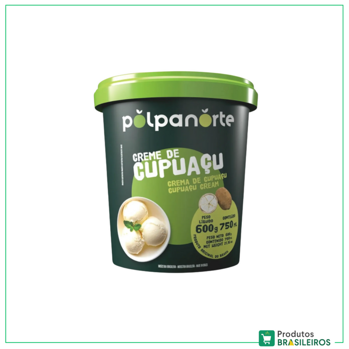 Creme de Cupuaçu / Cupuassu Sorbet POLPA NORTE - 600g - Produtos Brasileiros