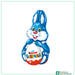Coelho de Chocolate com Surpresa / Surprise Chocolate With Toy KINDER - 75g - Produtos Brasileiros