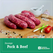 Linguiça de Costela e Bacon / Rib and Bacon Sausage - 1Kg - Produtos Brasileiros
