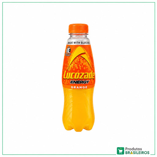 Isotônico de Laranja / Sparkling Orange Glucose Drink LUCOZADE - 500ml - Produtos Brasileiros