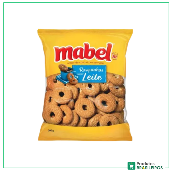 Rosquinha de Leite / Milk Biscuit MABEL - 300g - Produtos Brasileiros