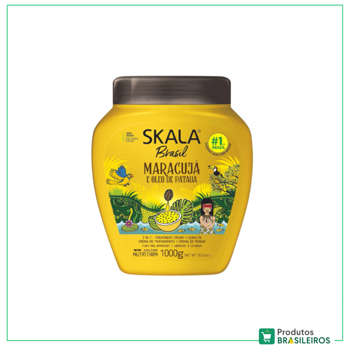 Máscara de Hidratação Maracujá / Passion Fruit Hair Mask SKALA - 1000ml - Produtos Brasileiros