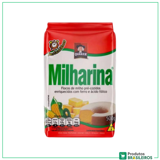 Milharina QUAKER - 500g - Produtos Brasileiros