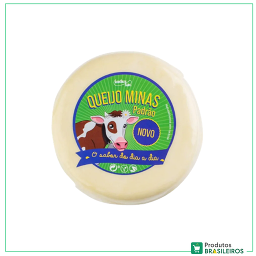 Queijo Minas Padrão / Minas Cheese INDULAC - 500g - Produtos Brasileiros