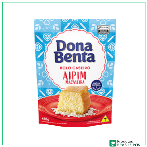 Mistura para Bolo Sabor Aipim DONA BENTA - 450g - Produtos Brasileiros