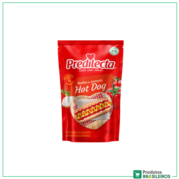 Molho de Tomate Hot Dog PREDILECTA - 300g - Produtos Brasileiros
