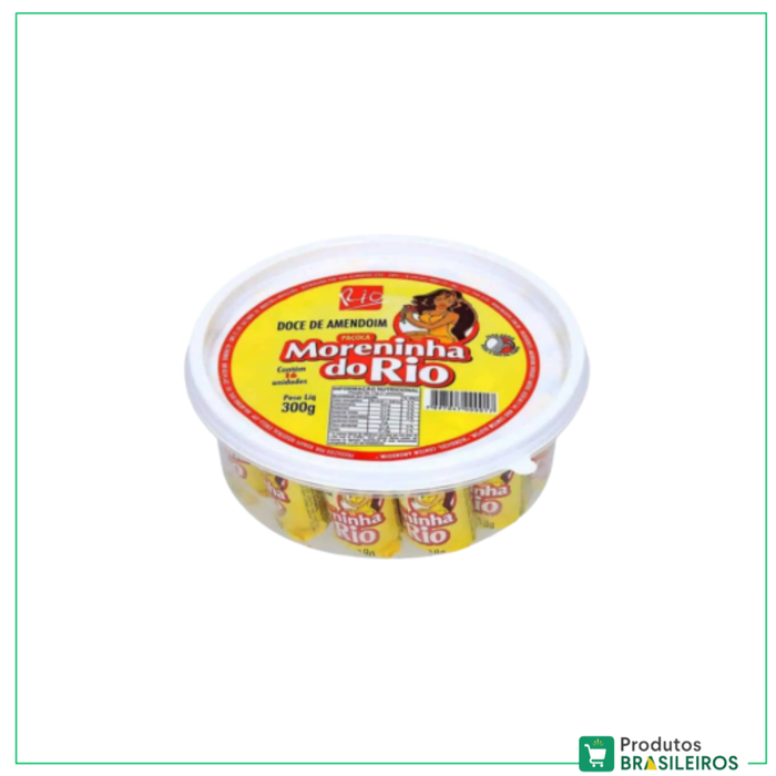 Paçoca em Rolha / Peanut Candy MORENINHA DO RIO - 300g - Produtos Brasileiros