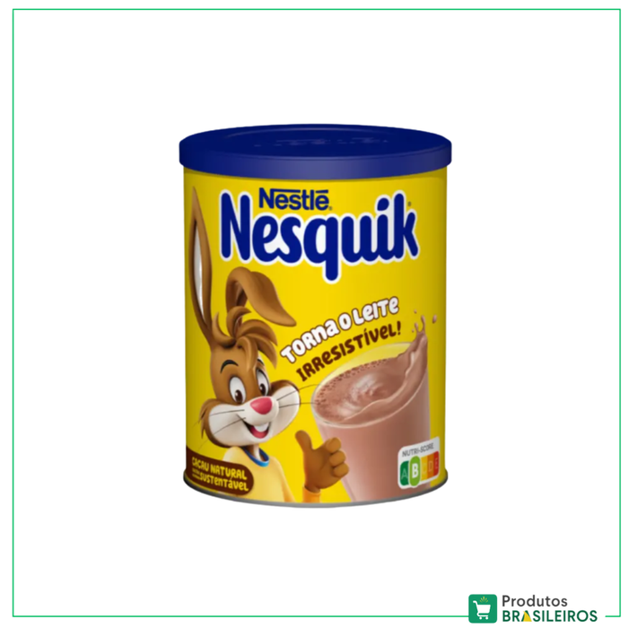 Achocolatado Em Pó / Chocolate Powder NESQUIK - 390g - Produtos Brasileiros