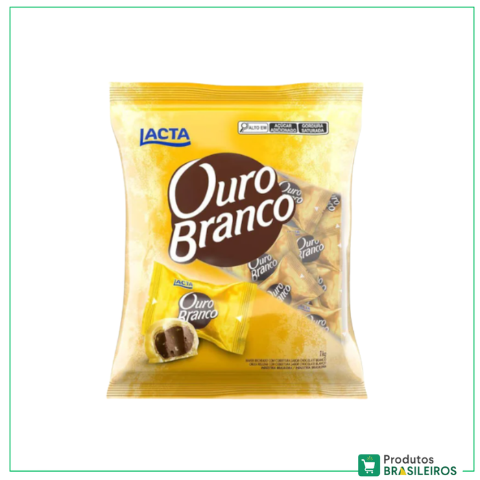 Bombom / Bonbon OURO BRANCO - 1Kg - Produtos Brasileiros