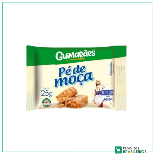 Pé de Moça (Feito com Leite Moça) / Peanut Sweet GUIMARÃES - 25g - Produtos Brasileiros