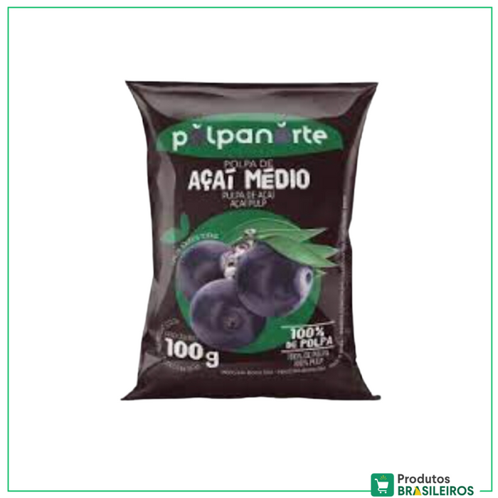 Polpa de Açai POLPA NORTE - 100g - Produtos Brasileiros