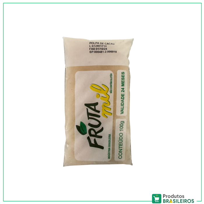 Polpa de Cacau / Cacao Pulp FRUTAMIL - 100g - Produtos Brasileiros