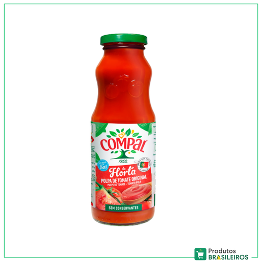Polpa de Tomate / Tomato Pulp COMPAL - 500ml - Produtos Brasileiros