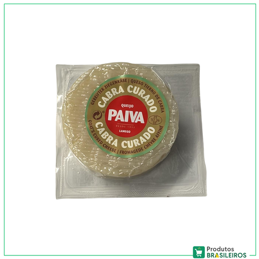 Queijo Curado Cabra /  Goat Cured Cheese PAIVA - 80g - Produtos Brasileiros