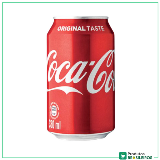 Refrigerante Coca-Cola de Lata - 330ml - Produtos Brasileiros