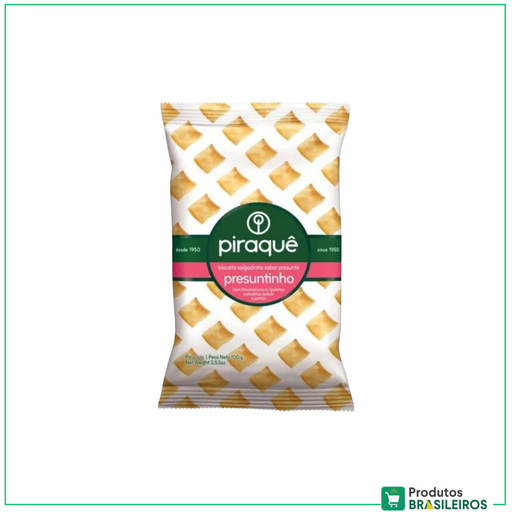 Salgadinho Presuntinho PIRAQUÊ - 100g - Produtos Brasileiros