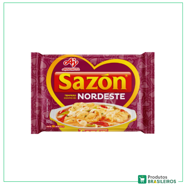 Tempero Sabor do Nordeste / North Seasoning SAZON - 60g - Produtos Brasileiros