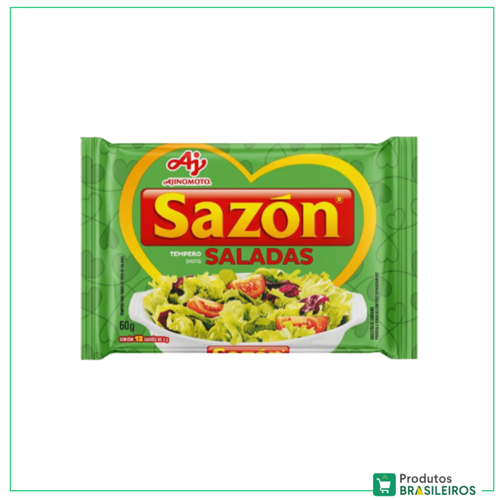Tempero para Saladas / Salad Seasoning SAZON - 60g - Produtos Brasileiros