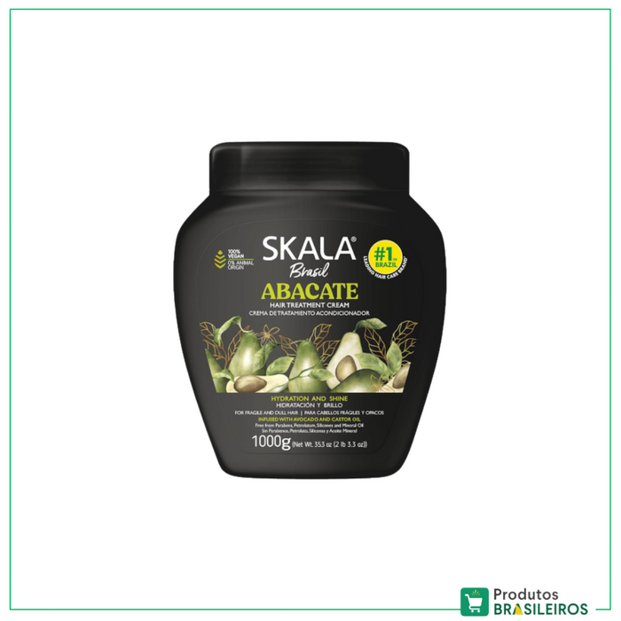 Máscara de Hidratação "Abacate" SKALA - 1000ml - Produtos Brasileiros
