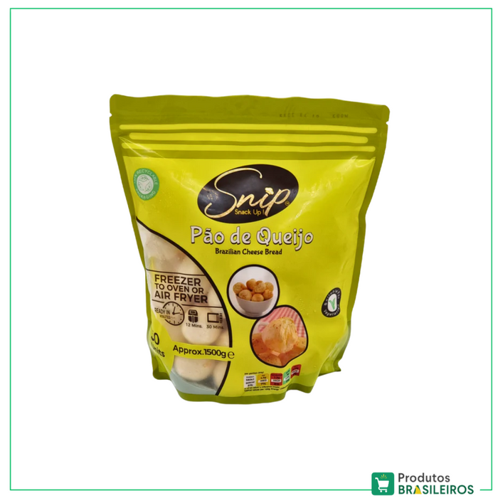 Pão de Queijo Congelado / Frozen Cheese Bread SNIP - 50un - Produtos Brasileiros