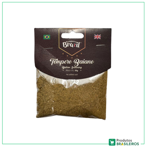 Tempero Baiano / Bahian Seasoning TEMPEROS BRAZIL - 25g - Produtos Brasileiros