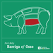 Barriga de Porco com Osso  / Pork Belly (Kg) - Produtos Brasileiros