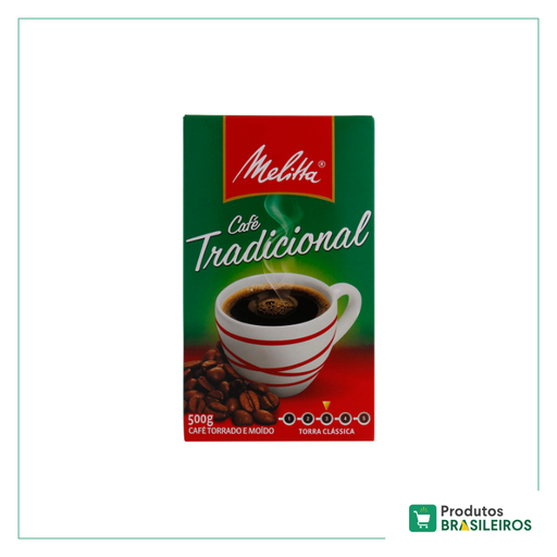 Café Tradicional MELITTA - 500g - Produtos Brasileiros