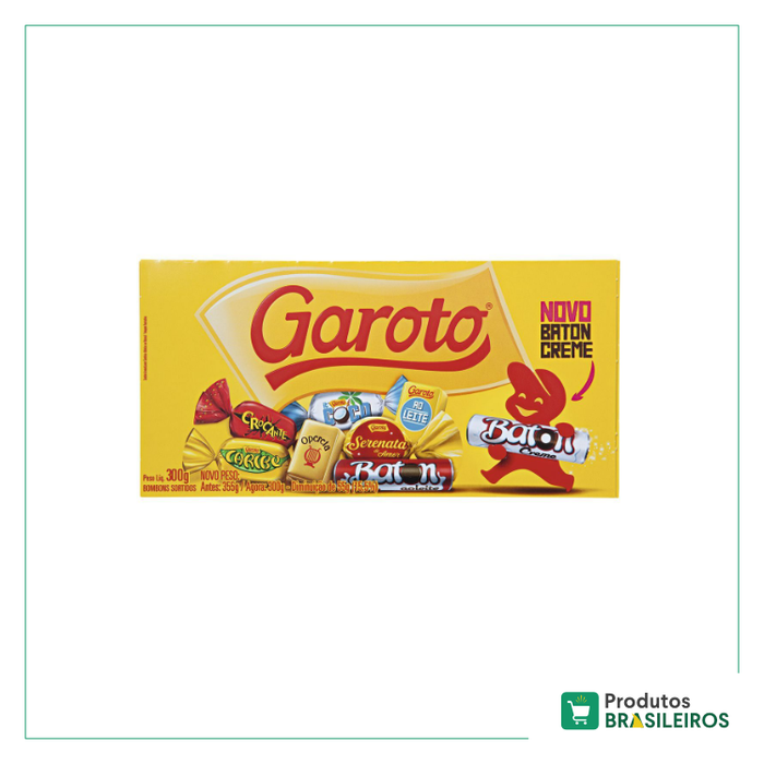 Bombom Sortido GAROTO Caixa - 250g - Produtos Brasileiros