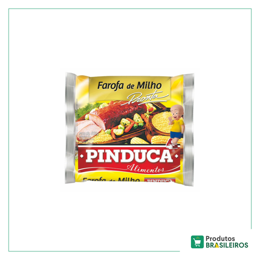 Farofa de Milho PINDUCA - 400g - Produtos Brasileiros