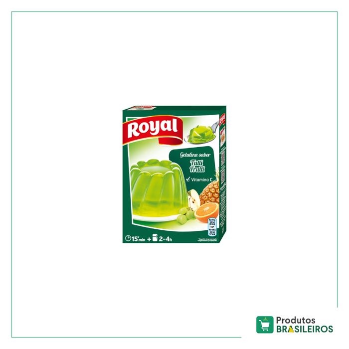 Gelatina em Pó de Tutti-Frutti ROYAL - 170g - Produtos Brasileiros