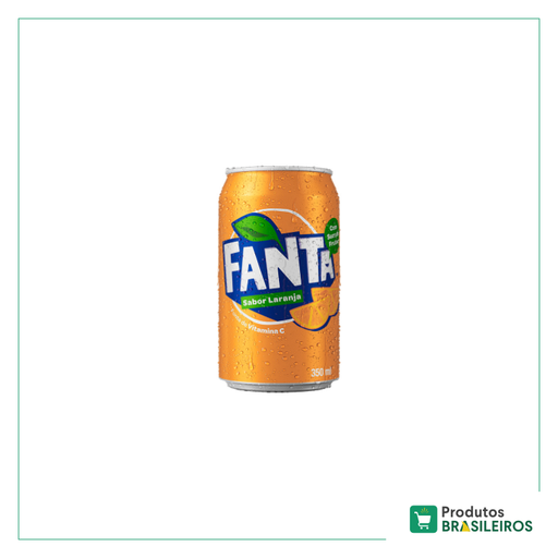 Refrigerante FANTA Laranja de Lata - 330ml - Produtos Brasileiros