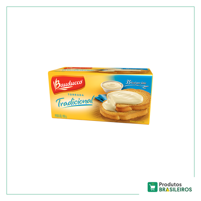 Torrada Clássica BAUDUCCO - 120g - Produtos Brasileiros