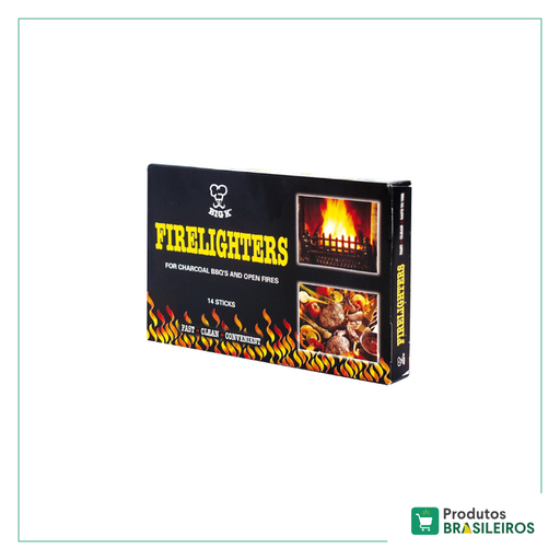 Acendedor para Churrasco BIG K - 14 Unidades - Produtos Brasileiros