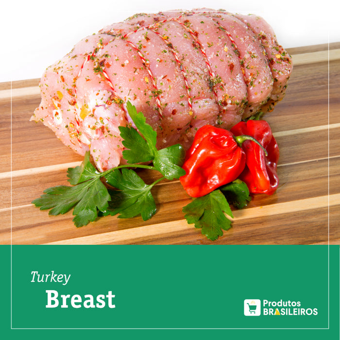 Peito de Peru Recheado - Stuffed Turkey Breast (Aprox. 3.5kg)