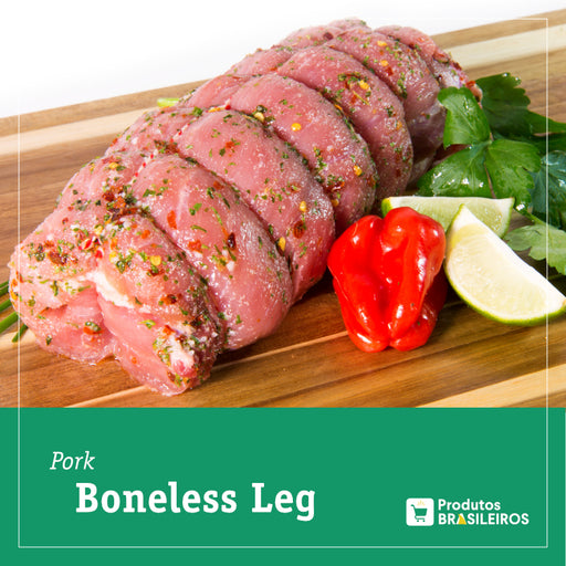 Pernil de Porco s/ osso Temperado (Aprox. 2.0kg) - Produtos Brasileiros