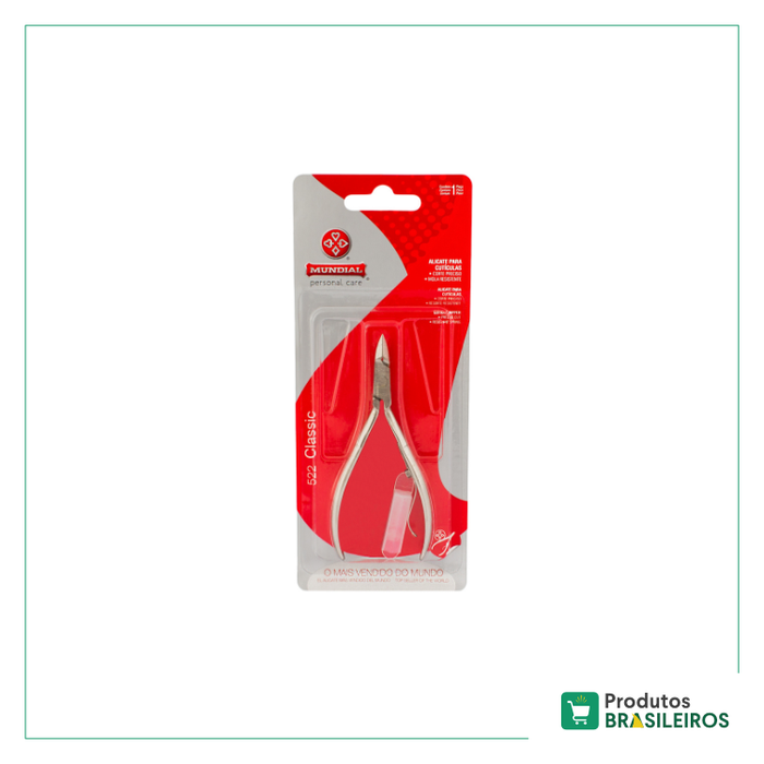 Alicate para Cutículas 522 Classic MUNDIAL (Un) - Produtos Brasileiros