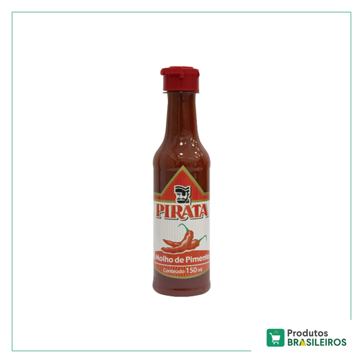 Molho de Pimenta PIRATA - 150ml - Produtos Brasileiros