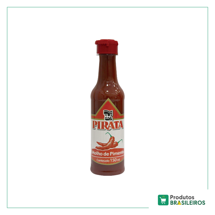 Molho de Pimenta PIRATA - 150ml - Produtos Brasileiros