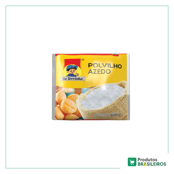 Polvilho Azedo DA TERRINHA - 500g - Produtos Brasileiros