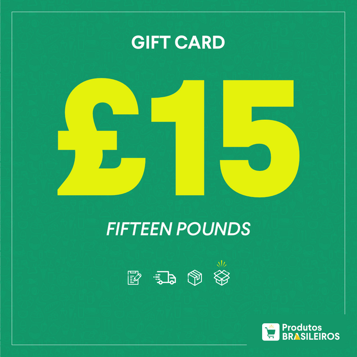 Gift Card - £15 by Produtos Brasileiros - Produtos Brasileiros