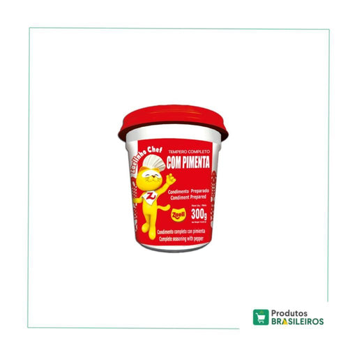 Tempero Completo com Pimenta ZAELI - 300g - Produtos Brasileiros