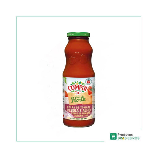 Molho de Tomate Cebola e Alho COMPAL - 500ml - Produtos Brasileiros