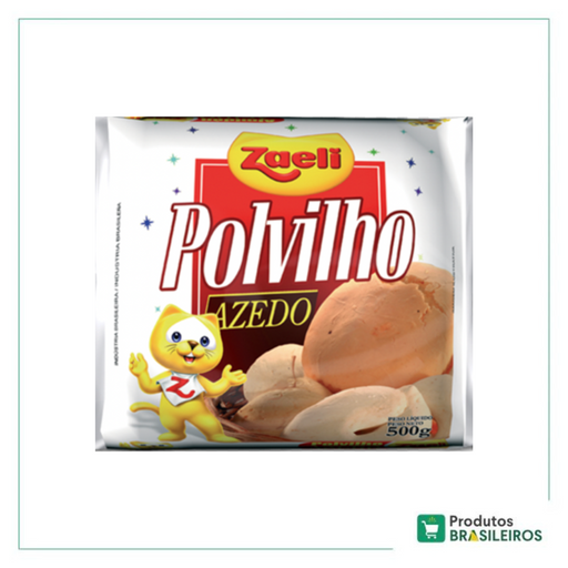 Polvilho Azedo ZAELI - 500g - Produtos Brasileiros