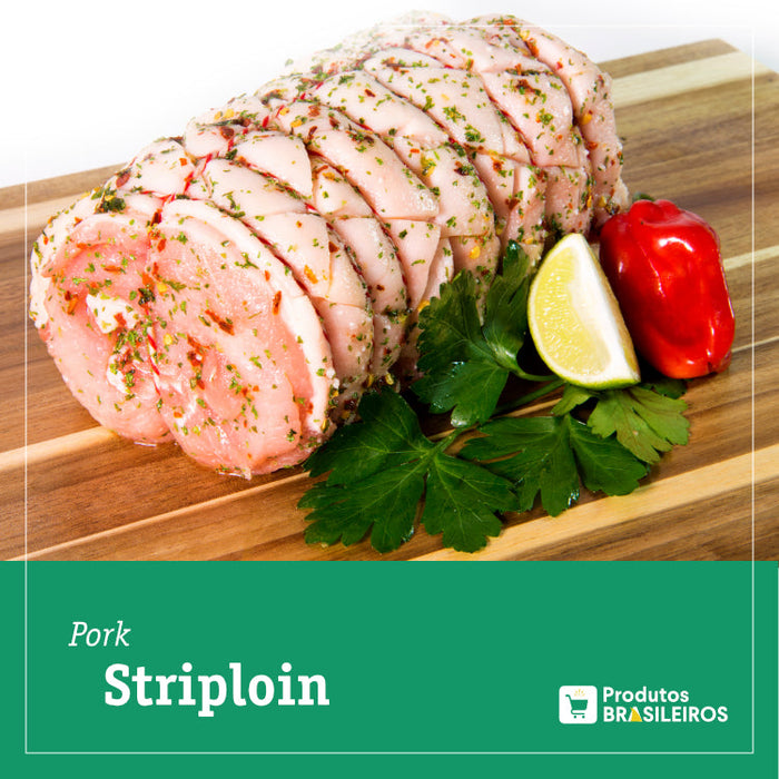 Lombo de Porco Temperado e Recheado (Aprox. 2.5kg) - Produtos Brasileiros