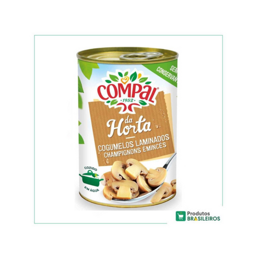 Cogumelos Laminados COMPAL - 290g - Produtos Brasileiros